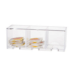 CAJA TE 3 REPARTICIONES 23.7X9X8.7CM ACRILICO