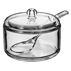 QUESERA/AZUCARERA 150ML/8.6X12.5X4.7CM ACRILICO