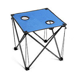 MESA PLEGABLE PORTATIL C/FUNDA 45X45X41 CM ALTO