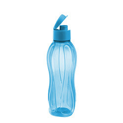 CARAMAÑOLA PLASTICA CON TAPON 600ML CELESTE