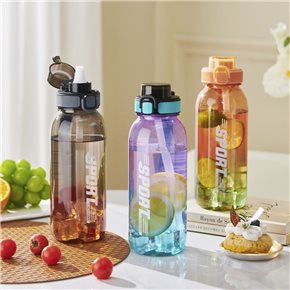 CARAMAÑOLA PLASTICA DEGRADE SPORT   1000ML  VARIOS COLORES