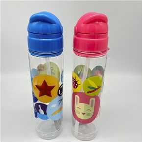 CARAMAÑOLA PLASTICA  400ML  DISEÑOS INFANTILES