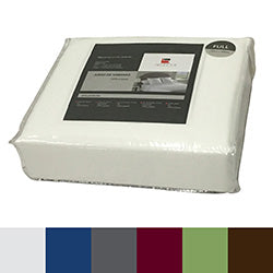 JUEGO DE SABANA FULL COLOR LISO SURT.150X200x35