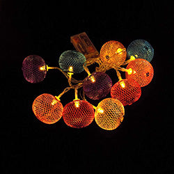GUIA LED X20 C/ ESFERAS DE COLORES D5CM
