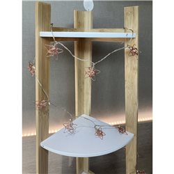 GUIA LED X10 ESTRELLAS METAL  COBRIZAS 5CM