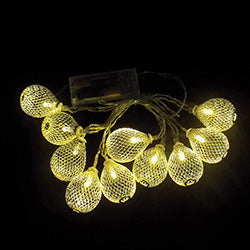 GUIA LED X20 LAGRIMAS METAL PLATEADO H4CMX3CM