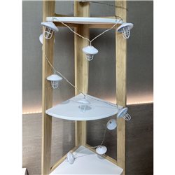 GUIA LED X10 LAMPARAS RETRO METAL H5.5X5.5CM