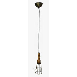 LAMPARA TECHO VINTAGE  INDUSTRIAL LOFT 14X10X30 CM