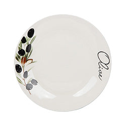PLATO DE MESA PORCELANA 23CM OLIVE