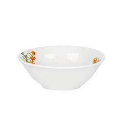 BOWL PORCELANA D13CM FLORES NARANJA