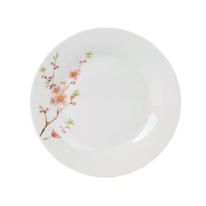 PLATO POSTRE 19CM RAMA FLOR JAPONESA