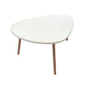 MESA CENTRICA TRIANG  BAMBOO C/BLANCO 99X70X46CM