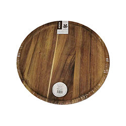 BANDEJA REDONDA D28x1.5CM MADERA ACACIA