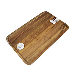 BANDEJA RECTANGULAR 35x22x1.5CM MADERA ACACIA