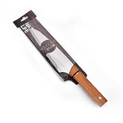 CUCHILLO CHEF 20.3CM MANGO MADERA C/FUNDA PVC
