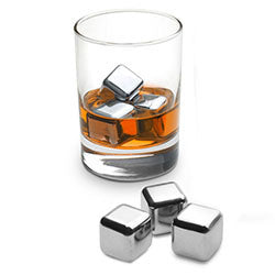 SET 6 CUBOS ACERO INOXIDABLE PARA BEBIDAS