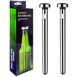 SET X2 BARRA REFRIGERADORA ACERO PARA BOTELLAS