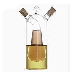ACEITERA Y VINAGRERA VIDRIO ARTESANAL LAGRIMA