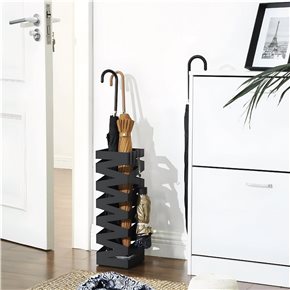 PARAGUERO D15.5/H50CM METAL ZIGZAG COLOR SURTIDO