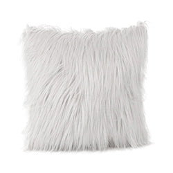 ALMOHADON 350G CORDERITO SINTETICO GRIS.  40X40CM