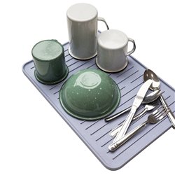 ESCURRIDOR VASOS 39X27XH1CM PLASTICO AZUL