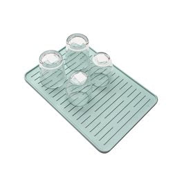 ESCURRIDOR VASOS PLASTICO VERDE 39X27XH1CM