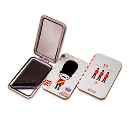 MINI ESPEJOS PORTATILES DISEÑOS SURTIDOS AUMENTO X2