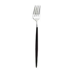 SET 12 TENEDOR DE MESA 20.5CM NEGRO BERLIN
