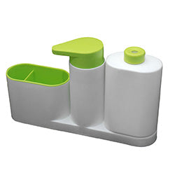 SET COCINA DISP/ RECIPIENTE JABON + SOPORTE ESPONJA