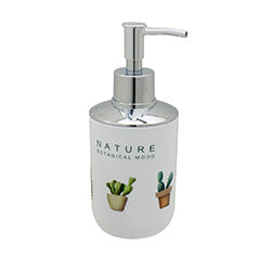DISPENSADOR JABON PLASTICO DISEÑO TUNAS. D7XH17.5CM