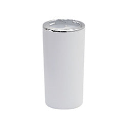 PORTACEPILLO DE DIENTES D6.7XH14CM PLASTICO BLANCO