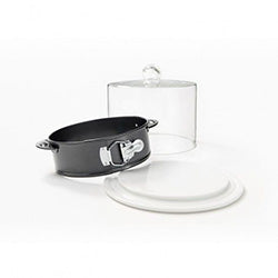 SET X3 PZAS CAKE FACTORY TORTERA+PLATO C/CUPULA D20CM