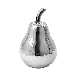 PERA DECORATIVA D7/H12CM PLATA