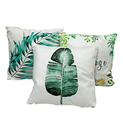 ALMOHADON 43X43CM 400G "LEAVES" SURTIDO