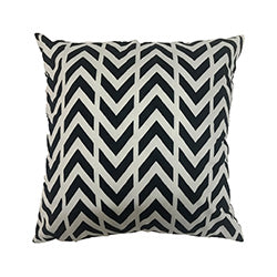 ALMOHADON  350G FLECHAS BLANCO Y NEGRO. 40x40CM