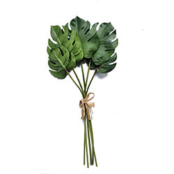 RAMO HOJA DE TORTUGA 45CM VERDE