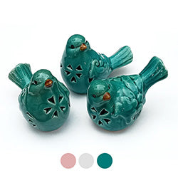 SET X3 PAJARITO CERAMICA 10x8.5x6CM SURTIDO