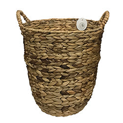 CESTO TEJIDO TRENZA 38X38CM NATURAL