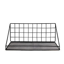 ORGANIZADOR COLGANTE ACERO 35x12x15CM NEGRO