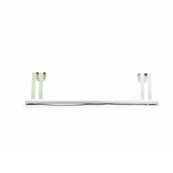 SOPORTE PAÑO COCINA ACERO 27.5x6.5x7CM BLANCO