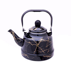 CALDERA ESMALTE 1.7L D15.5x17CM MARMOL ANTIGUA