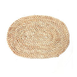 INDIVIDUAL OVAL JACINTO DE AGUA 38x26CM NATURAL