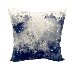 ALMOHADON 40x40CM 420G SPLASH BLANCO/AZUL