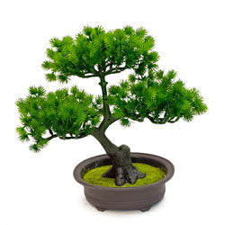 MACETA D12x24CM BONSAI ARTIFICIAL