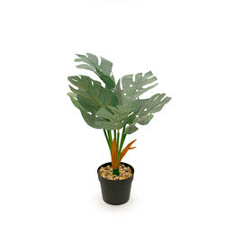 MACETA D10x36CM PALMA ARTIFICIAL