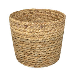 CESTO TEJIDO D22x18CM NATURAL/BEIGE