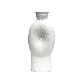 FLORERO CERAMICA 14.5x10x31CM BLANCO