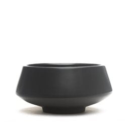 FLORERO CERAMICA D17CM BLANCO/NEGRO