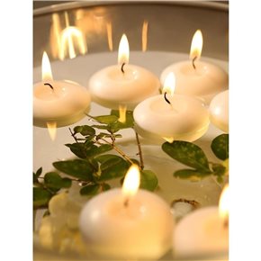 SET 6 VELAS FLOTANTES BLANCO