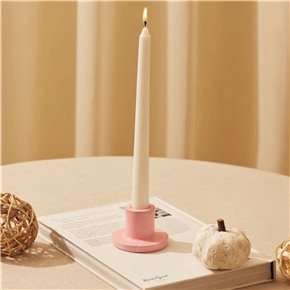 SET 4 VELAS 25CM BLANCO